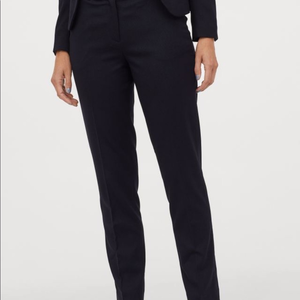 H&M dark blue slack pants